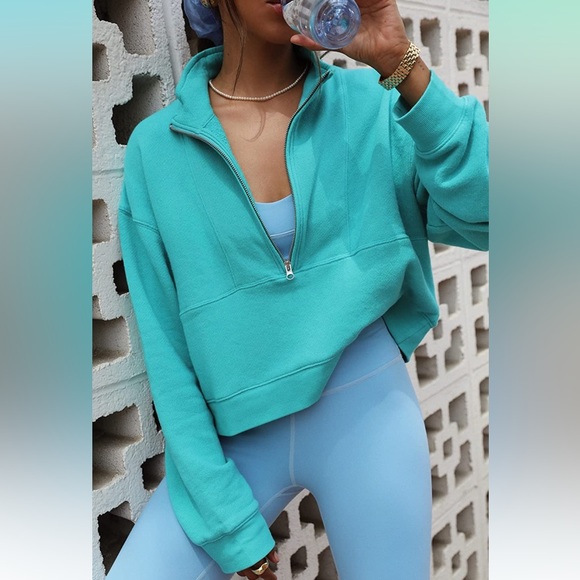 NWT The Sincerely Jules/Bandier Holly Half Zip - Picture 3 of 9